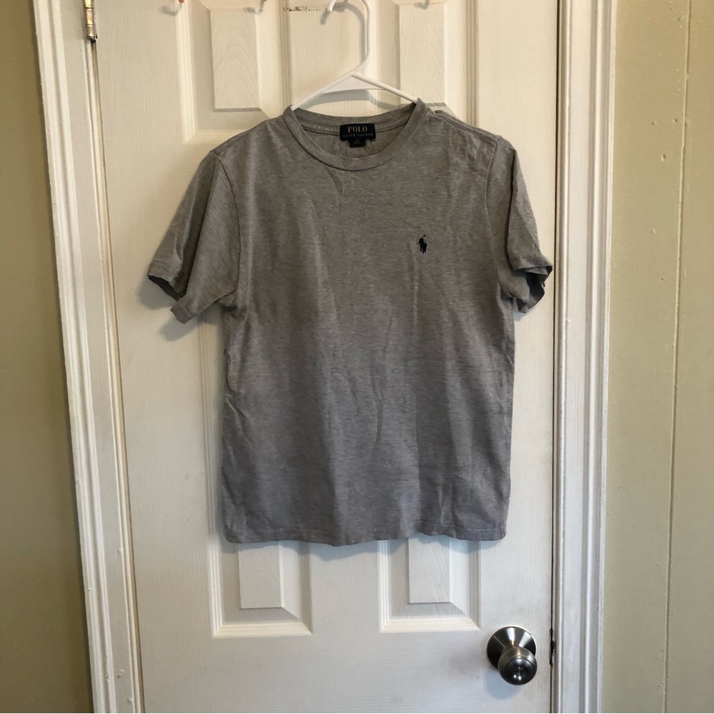 Grey polo shirt